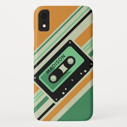 Aangepaste telefoonnummers voor tapewisselaar opni Case-Mate iPhone case (Achterkant)