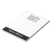 Aangepaste telemetrieverpleegkundige Telemetrie Ve Notitieblok (Linkerzijde)