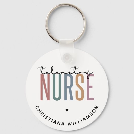Aangepaste telemetrieverpleegkundige Telemetrie Ve Sleutelhanger (Voorkant)