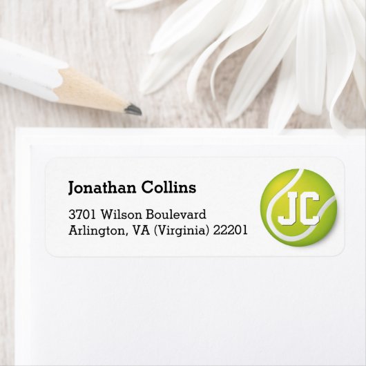 Aangepaste tenis | Sport Player Etiket (Insitu)