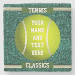 Aangepaste tenis stenen onderzetter