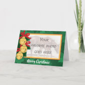 Aangepaste Tennessee Walking Horse Christmas Kaart (Voorkant)