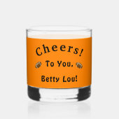 Aangepaste Tennessee Whiskey Drank Feest Glas (Achterkant)
