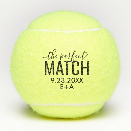 Aangepaste Tennis-balken - perfect Tennisballen (Voorkant)