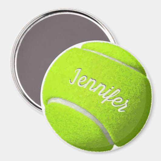 Aangepaste Tennis Ball Magneet (Voorkant / Achterkant)