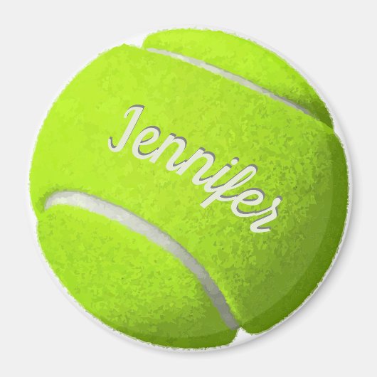 Aangepaste Tennis Ball Magneet (Voorkant)