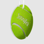 Aangepaste Tennis Ball Ornament (voorkant)