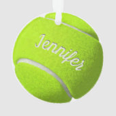 Aangepaste Tennis Ball Ornament (achterkant)