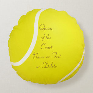Aangepaste Tennis Ball Pillow met JOUW TEKST Rond Kussen