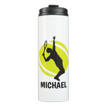 Aangepaste Tennis Ball Player Coach Classy Sport