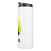 Aangepaste Tennis Ball Player Coach Classy Sport Thermosbeker (Geroteerd rechts)