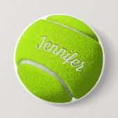 Aangepaste Tennis Ball Ronde Button 7,6 Cm (Voorkant)