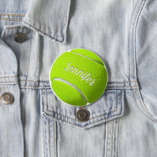 Aangepaste Tennis Ball Ronde Button 7,6 Cm (In situ)