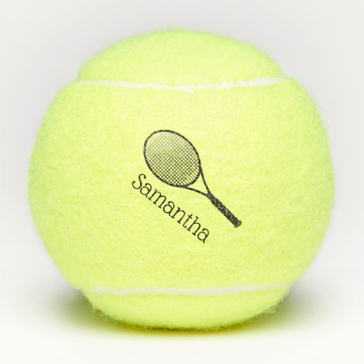 Aangepaste Tennis Ball Tennisballen (Voorkant)