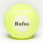 Aangepaste Tennis Balls Tennisballen (Achterkant)