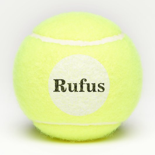 Aangepaste Tennis Balls Tennisballen (Achterkant)