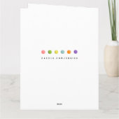 Aangepaste Tennis Birthday Kaart (Achterkant)