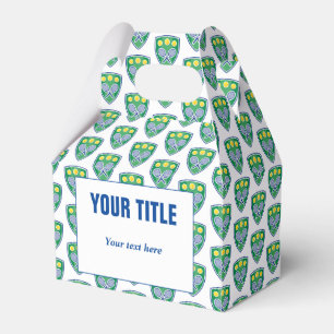 Aangepaste tennis Birthday party-promotievak met l Bedankdoosjes