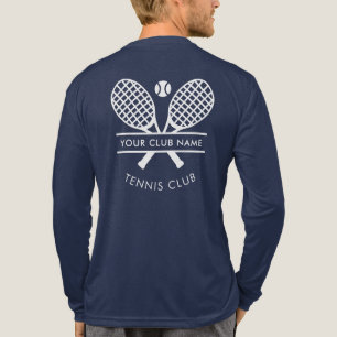 Aangepaste Tennis Club Coach Team Spelers Tri-Blend Shirt