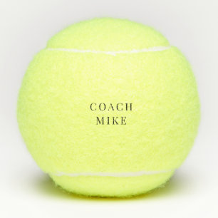 Aangepaste Tennis Coach Naam Tennisballen