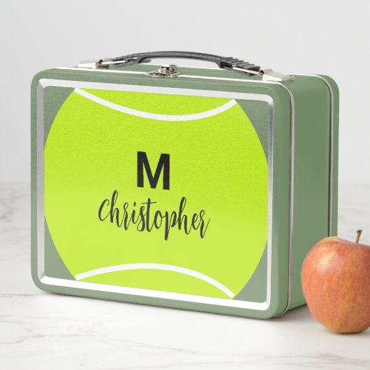 Aangepaste Tennis Monogram Initiaal Naam (In situ)