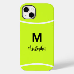 Aangepaste Tennis Monogram Initiaal Naam Case-Mate iPhone 14 Plus Hoesje