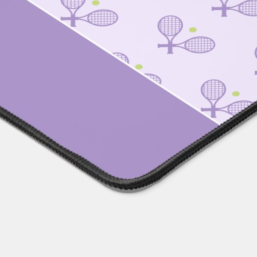 Aangepaste Tennis Patroon Aangepaste naam Tennis Bureaumat (Hoek)