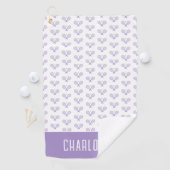 Aangepaste Tennis Patroon Aangepaste naam Tennis Golfhanddoek (Insitu)