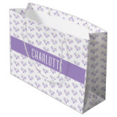Aangepaste Tennis Patroon Aangepaste naam Tennis Groot Cadeauzakje (Achterkant Gekanteld)