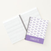 Aangepaste Tennis Patroon Aangepaste naam Tennis Notitieboek (Binnen)