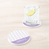 Aangepaste Tennis Patroon Aangepaste naam Tennis Zandsteen Onderzetter (Zijkant)