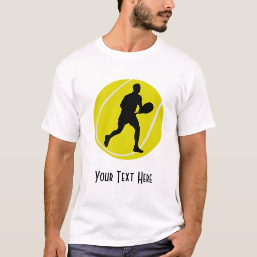 Aangepaste Tennis Player T-shirt (Voorkant)