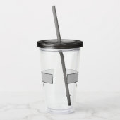 Aangepaste Tennis Player Tennis Girl Cadeaucode Acryl Drinkbeker (Links)