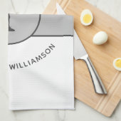 Aangepaste Tennis Player Tennis Girl Cadeaucode Theedoek (Quarter Fold)