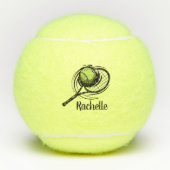 Aangepaste Tennis Racket en Ball Tennis Balls Tennisballen (Voorkant)