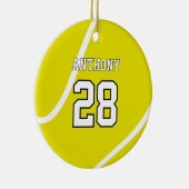 Aangepaste Tennis Ronde Ornament (Rechts)