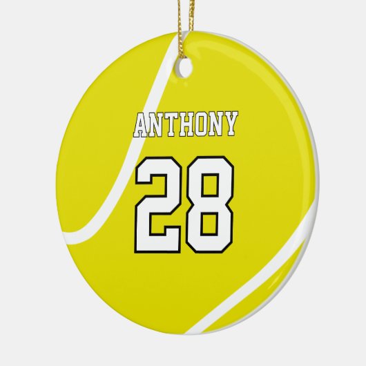 Aangepaste Tennis Ronde Ornament (Links)