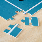 Aangepaste Tennis Speler Hof Jigsaw Puzzel (Zijkant)