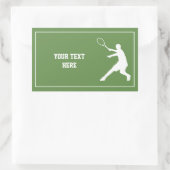 Aangepaste tennis stickers voor kind's Verjaardags (Tas)