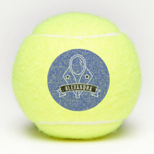 Aangepaste Tennis Thleed Racquet Aangepaste Naam Tennisballen