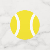 Aangepaste tennis verjaardagsfeestje benodigdheden confetti (Kleine voorkant)