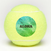Aangepaste tennisbal met uw foto en tekst tennisballen (Voorkant)