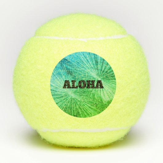Aangepaste tennisbal met uw foto en tekst tennisballen (Voorkant)