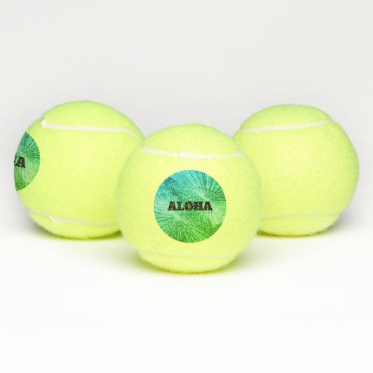 Aangepaste tennisbal met uw foto en tekst tennisballen (Multi)