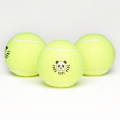 Aangepaste tennisballen met schattige panda-beer c (Multi)