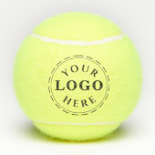Aangepaste tennisballen met uw Logo of ontwerp (Achterkant)