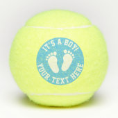 Aangepaste tennisballen voor sportief baby shower  (Voorkant)
