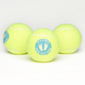 Aangepaste tennisballen voor sportief baby shower  (Multi)