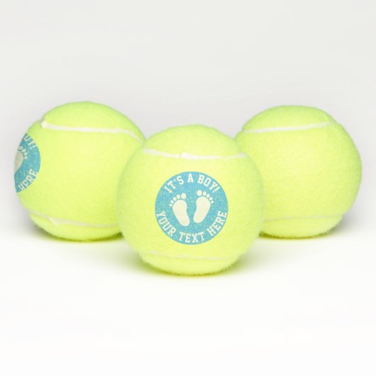 Aangepaste tennisballen voor sportief baby shower  (Multi)
