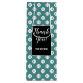 Aangepaste tennisballistische wijnflesszak wijn cadeautas (Voorkant)